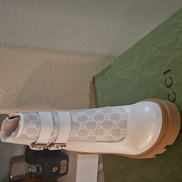 Gucci Trip Crystal Buckle Booties - Picture 7 of 10